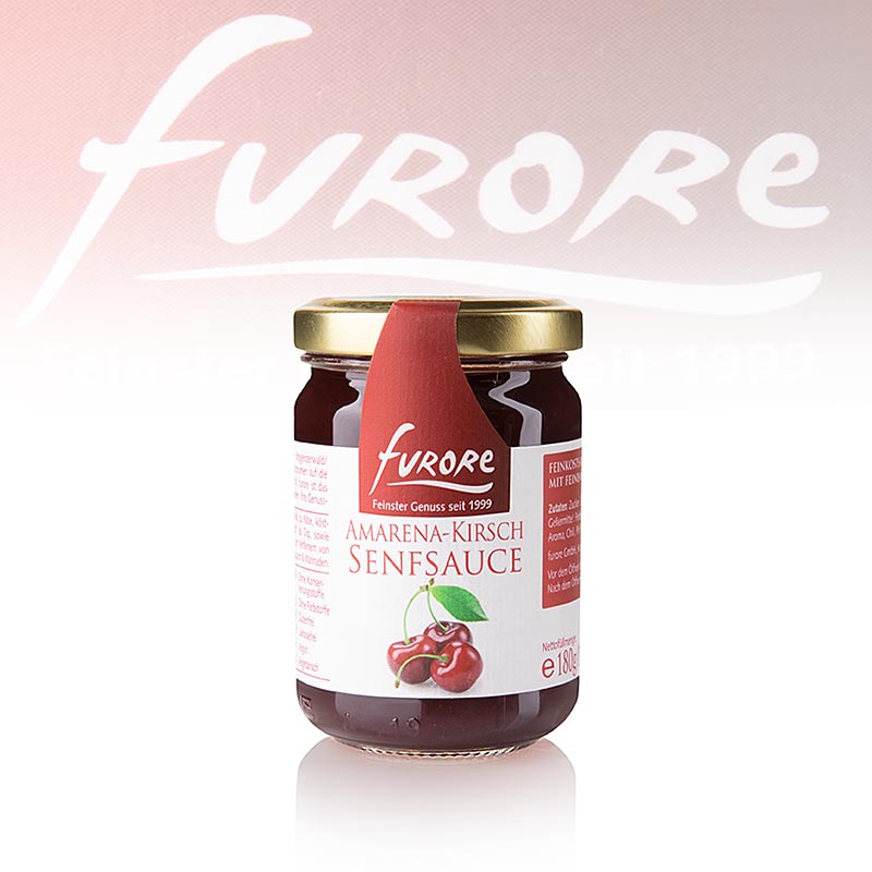Furore - Salsa alla ciliegia Amarena e senape, 130 ml | Salse, zuppe, fondi | thungourmet