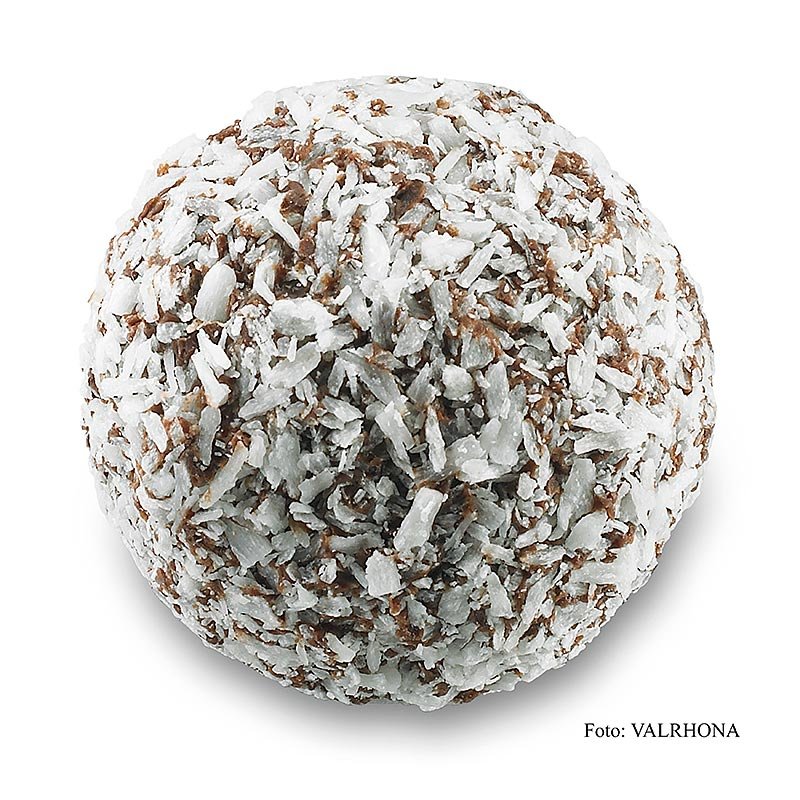 Cioccolatini al tartufo Valrhona "Rum e cocco", 1 kg, circa 70 pezzi | Dolciumi, cioccolatini, snack | thungourmet