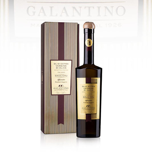 Olio extravergine di oliva Galantino "Gran Cru Affiorato", delicatamente fruttato, 500 ml