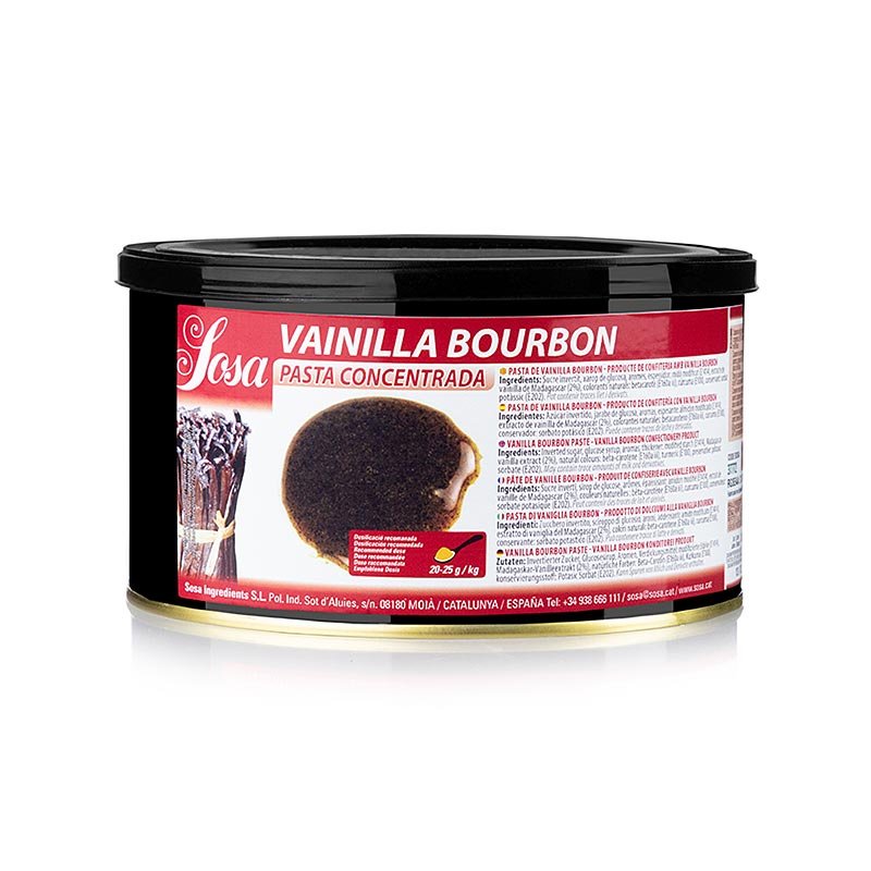 Sosa - Bourbon Vaniglia, 1,5 kg | Cucina molecolare | thungourmet