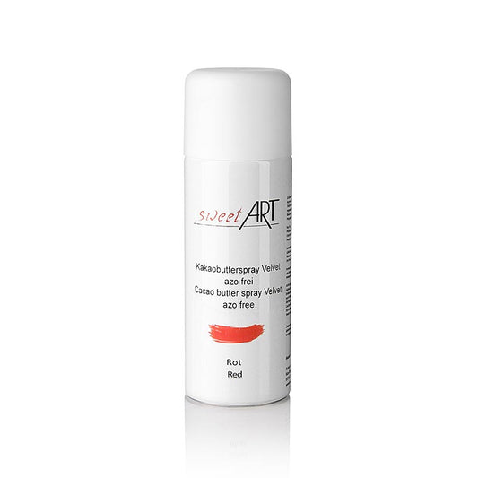 Burro di cacao spray, effetto velluto, rosso, Sweet Art, 400 ml