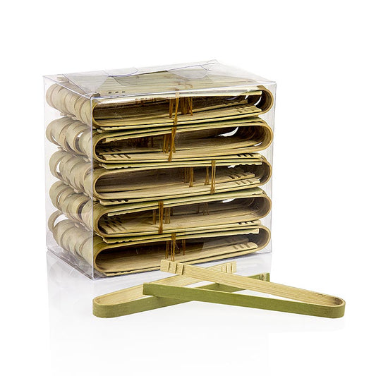 Pinze in bambù per snack, naturali, 16 cm, 100 pz.