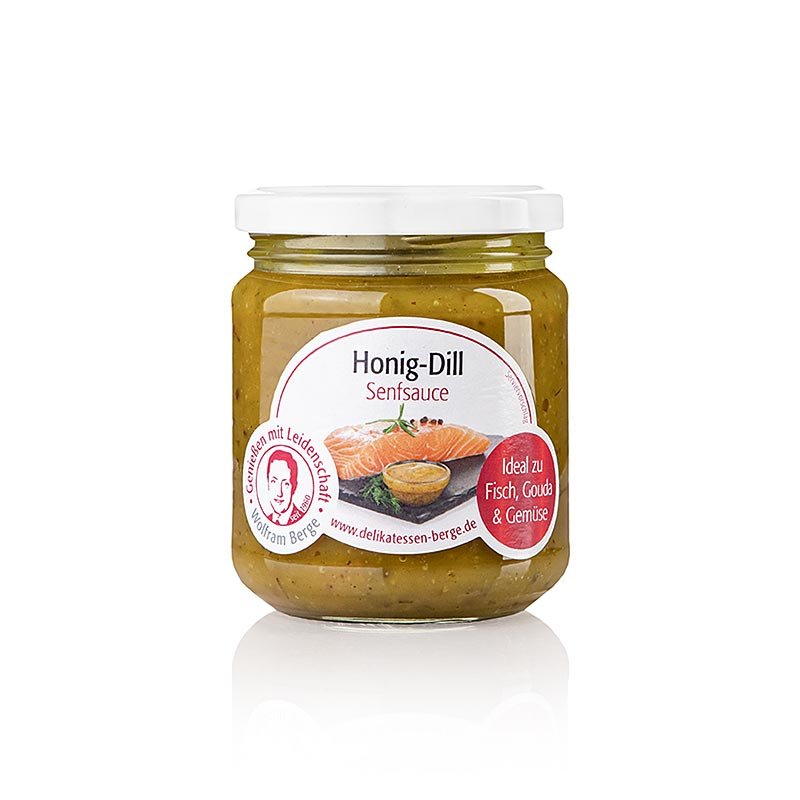 Salsa al miele, aneto e senape, Wolfram Berge, 200 ml | Salse, zuppe, fondi | thungourmet