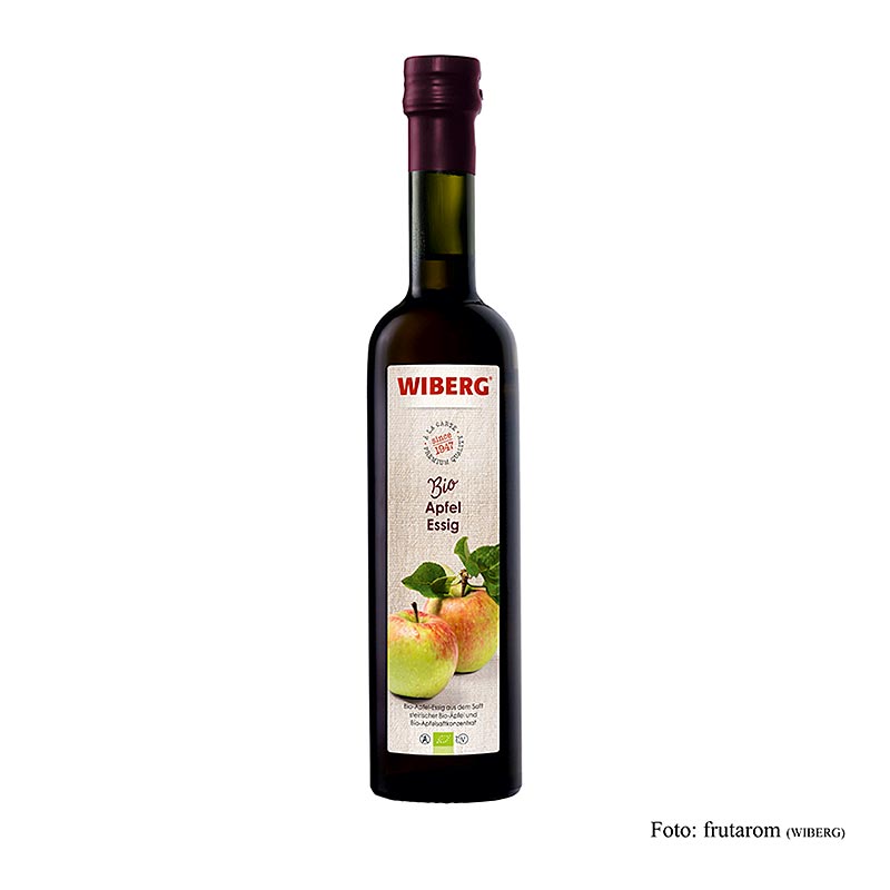 Aceto di mele naturalmente torbido, Wiberg, acidità 5%, biologico, 500 ml