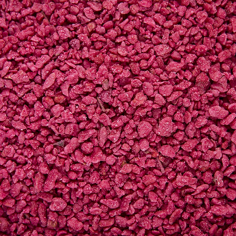 Pezzi di petali di rosa vera, rossi, cristallizzati, commestibili, 1 kg
