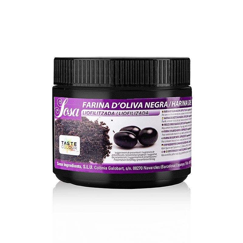 Sosa - Oliva nera, liofilizzata (38025), 150 g | Cucina molecolare | thungourmet