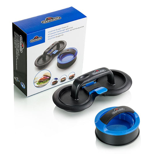 Accessori per barbecue Napoleon - Kit pressa per hamburger, 3 in 1, 1 pz - Un versatile strumento di cottura per preparare hamburger perfetti a casa propria