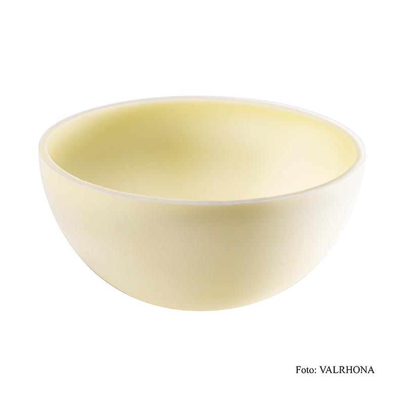 Valrhona Solstis Ivoire, semigusci tondi grandi (Ø71,6 mm), 432 g, 45 pezzi.