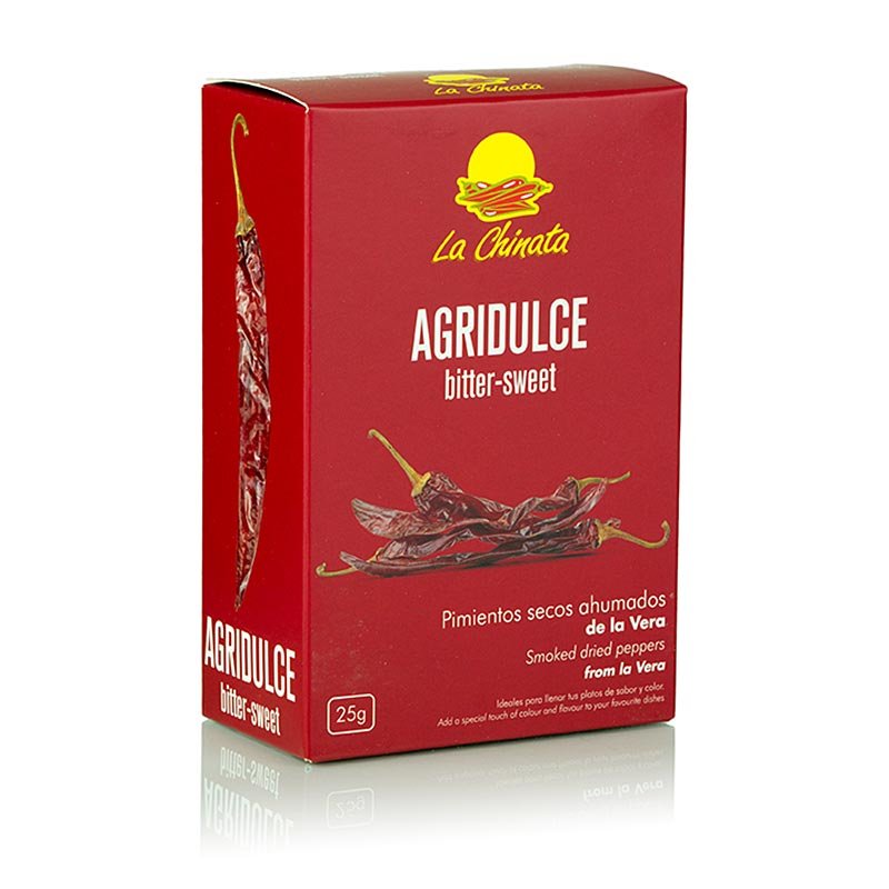 Peperoni secchi, affumicati, agrodolci, circa 5-7 pezzi, La Chinata, 25 g | Sale, pepe, spezie, aromi, verdure secche | thungourmet