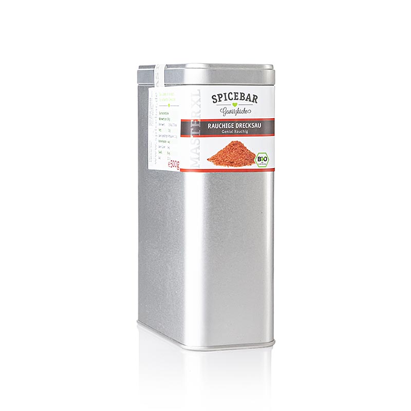 Spicebar - XL Rauchige Drecksau, miscela di spezie, BIO, 500 g | Sale, pepe, spezie, aromi, verdure essiccate | thungourmet