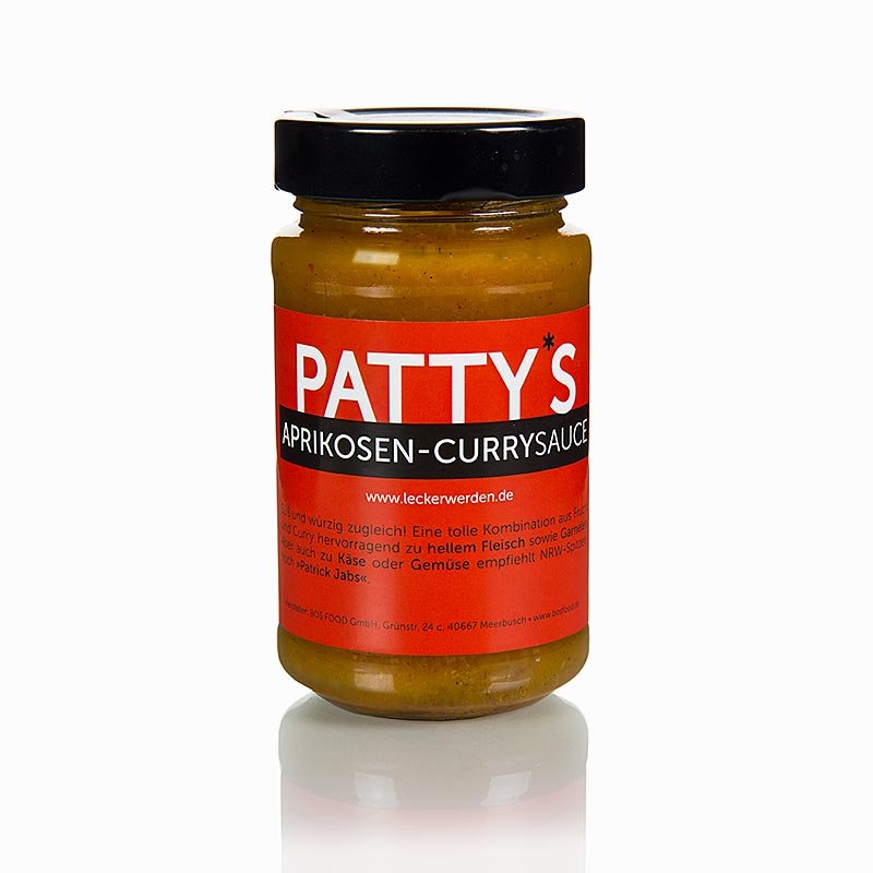 Salsa al curry e albicocche di Patty, creata da Patrick Jabs, 225 ml | Salse, zuppe, fondi | thungourmet