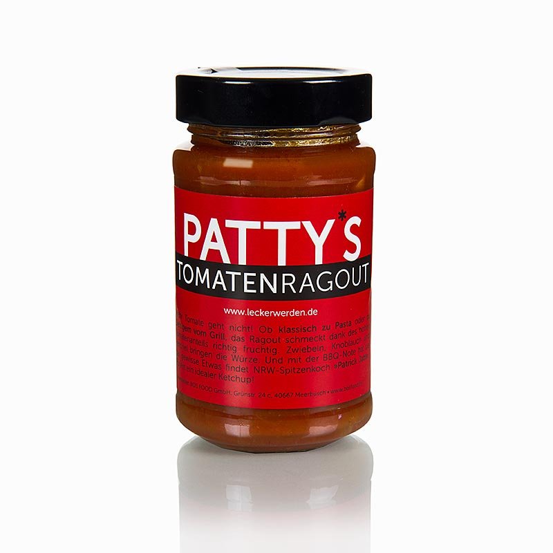 Ragù di pomodoro di Patty, creato da Patrick Jabs, 225 ml | Salse, zuppe, fondi | thungourmet