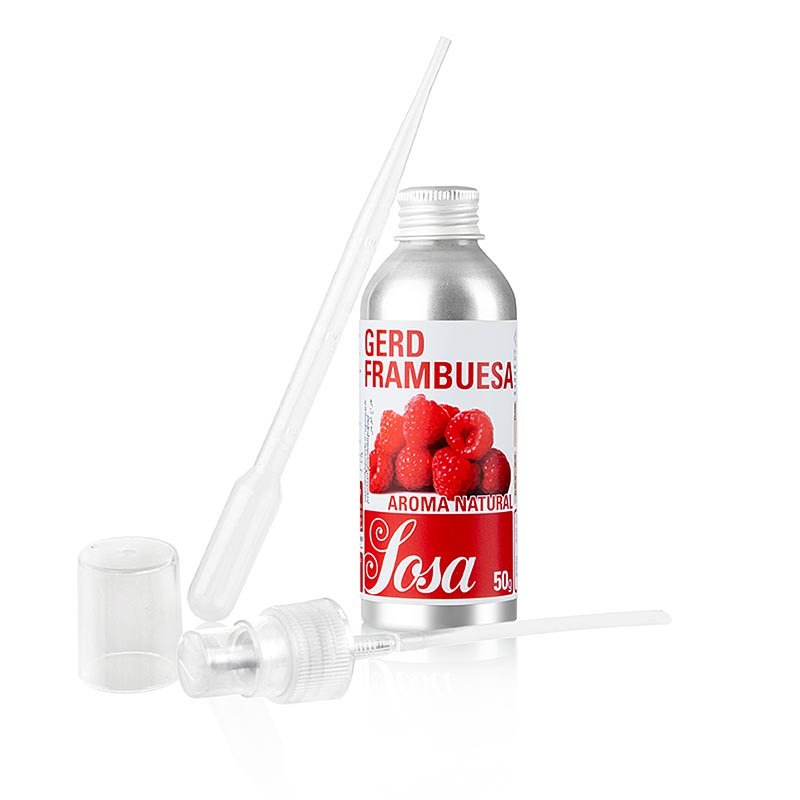 SOSA naturale lampone, liquido (46010094), 50 g | Additivi alimentari | thungourmet