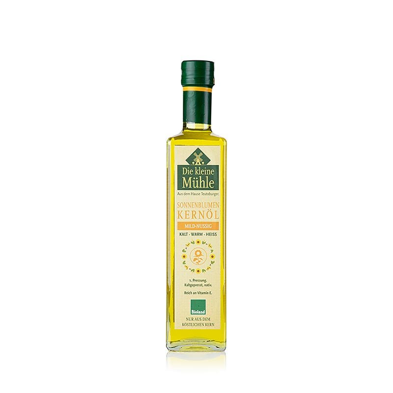 Olio di semi di girasole, Die kleine Mühle, BIO, 500 ml Aceto e olio | thungourmet