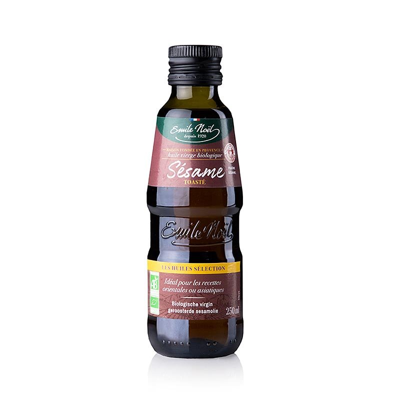 Olio di sesamo tostato, Fairtrade, Emile Noel, BIO, 250 ml Aceto e olio | thungourmet