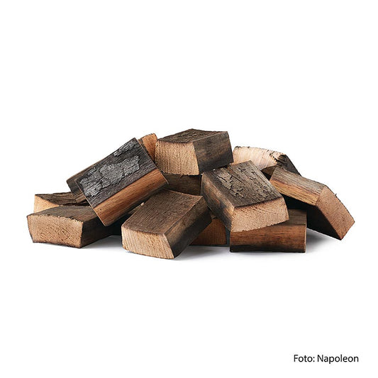 Napoleon chips di legno per affumicatura in pezzi, quercia brandy, 1,5 kg - Chip di affumicatura di alta qualità per grigliate e affumicature saporite