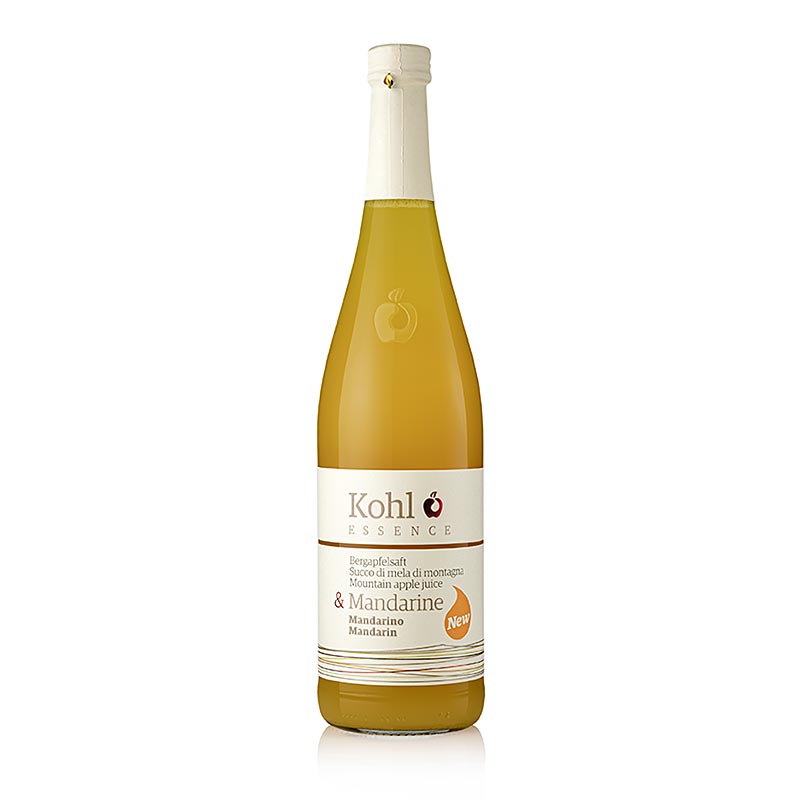 Kohl ESSENCE succo di mela di montagna + mandarino, 750 ml: succo aromatico dal sapore agrodolce, ideale per accompagnare i piatti estivi