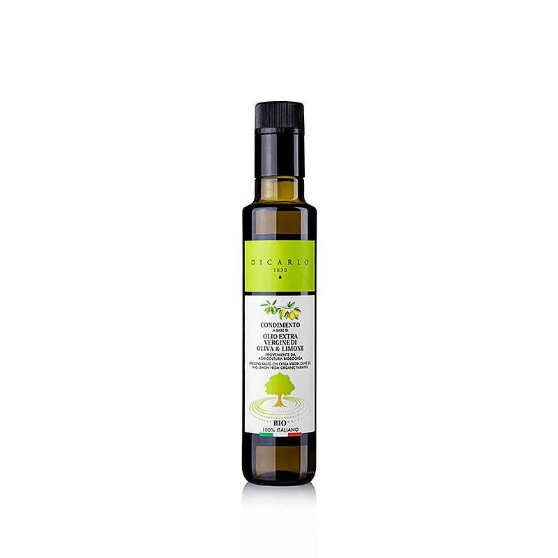 Olio extravergine di oliva Di Carlo, al limone, BIO, 250 ml Aceto e olio | thungourmet
