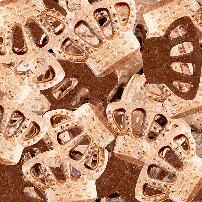 Corona di cioccolato, Dobla (78423), 300 g, 200 pezzi - decorazione di cioccolato di alta qualità a forma di corona, ideale per torte e dessert, 300 g confezione da 200 pezzi