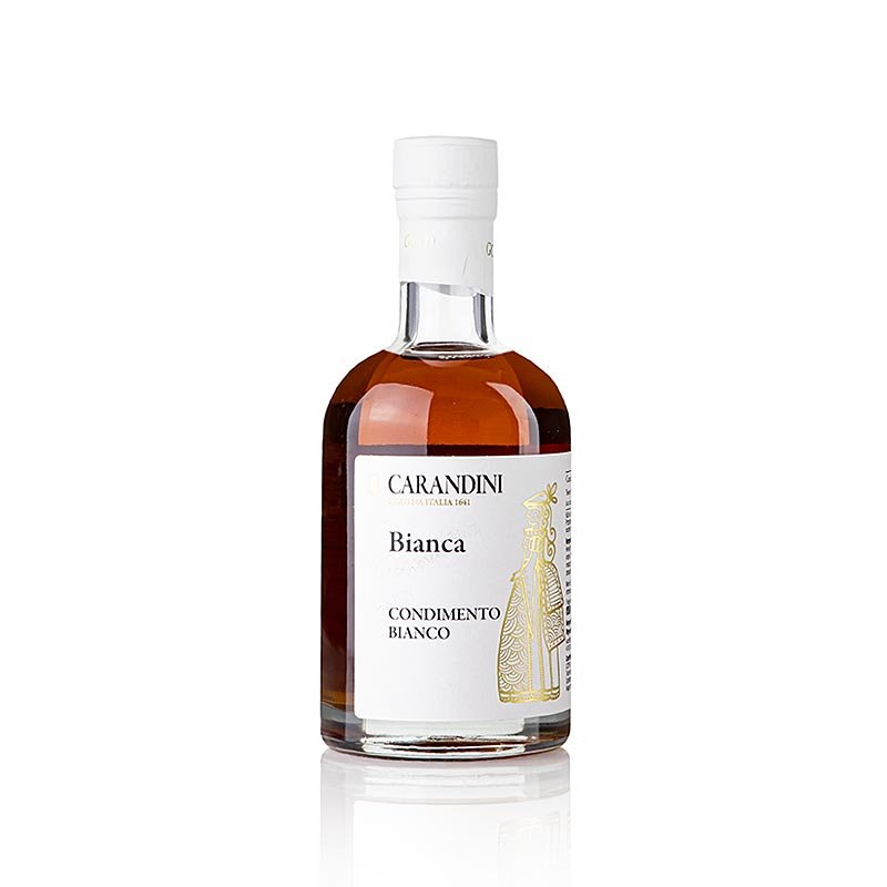 Carandini Condimento Balsamico Bianco Bianca" 250 ml Aceto e olio | thungourmet