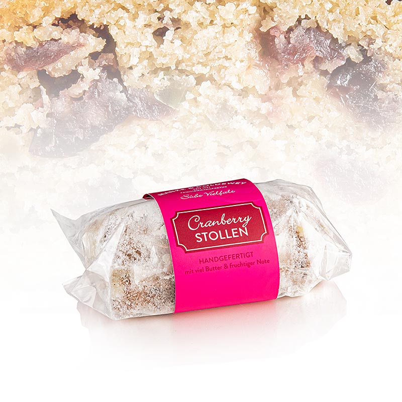 Stollen al burro, con mirtilli rossi, Manke & Coldewey, 250 g