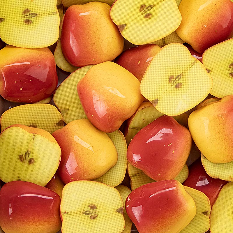 Deliziose mele semi-cioccolatose artigianali di Dobla, 32x31x13mm, 209g, 36 pezzi