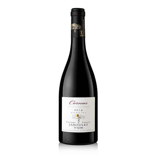 2019 Cornas, dry, P & V Jaboulet, 750 ml - Un vino rosso ricco e robusto proveniente dal rinomato vigneto della Valle del Rodano.