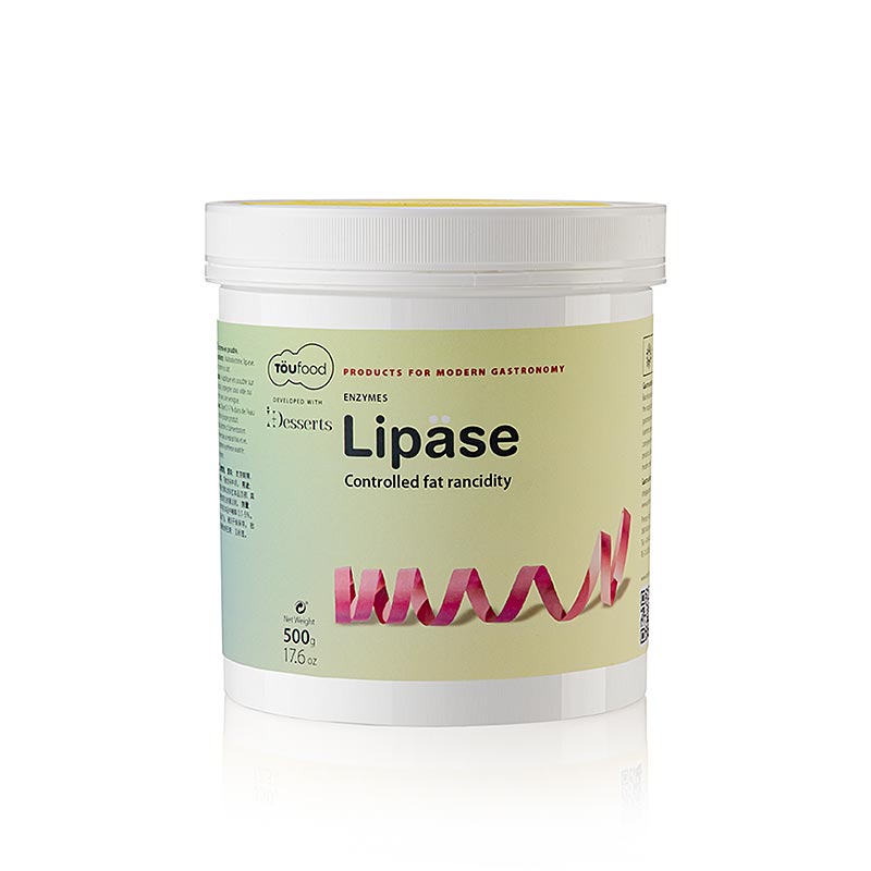 LIPASE Powder, enzima lipasi, 500 g, TÖUFOOD, 500 g | Cucina molecolare | thungourmet