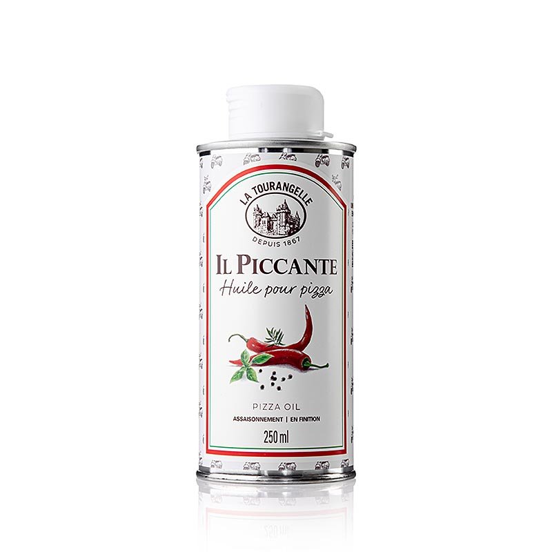 Olio aromatizzato "Il Piccante" a base di olio di colza, La Tourangelle, 250 ml Aceto e olio | thungourmet