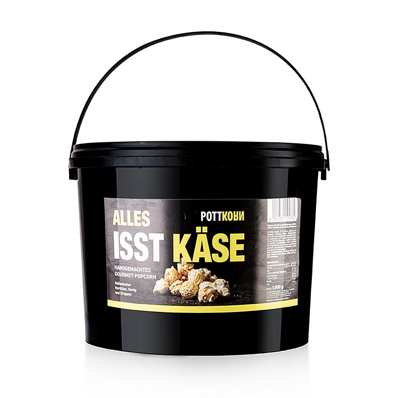 Pottkorn - Alles Isst Käse, popcorn con formaggio duro, miele e origano, 1 kg