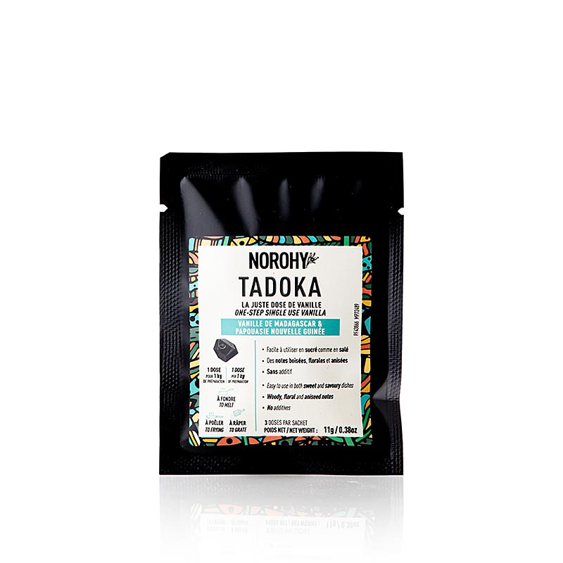 Norohy Tadoka, vaniglia in burro di cacao (Madagascar e Papua Nuova Guinea), 11 g