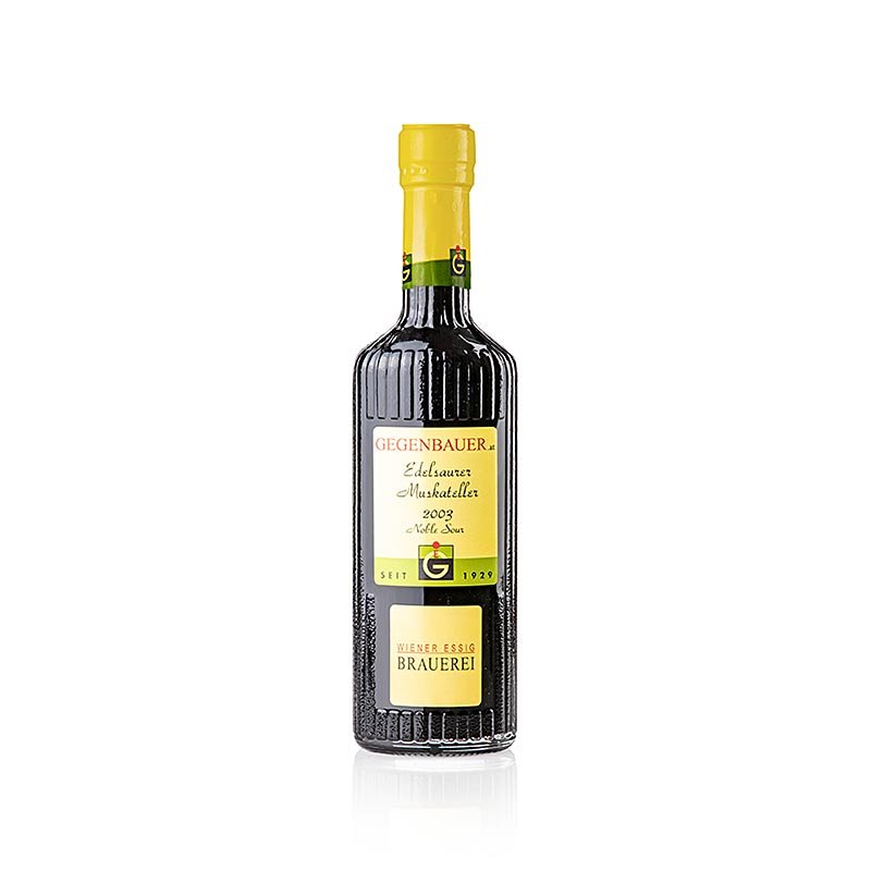 Gegenbauer Edelsaurer Muskateller Reserve, 2% di acidità, 250 ml Aceto e olio | thungourmet