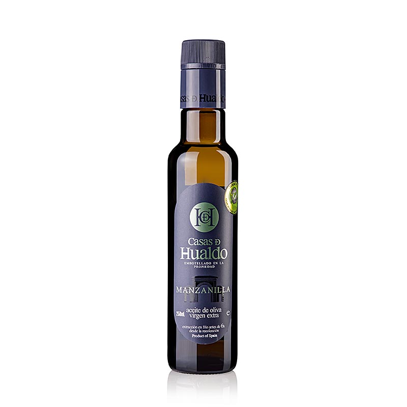 Olio extravergine di oliva Casas D Hualdo, 100% MANZANILLA, Spagna, 250 ml