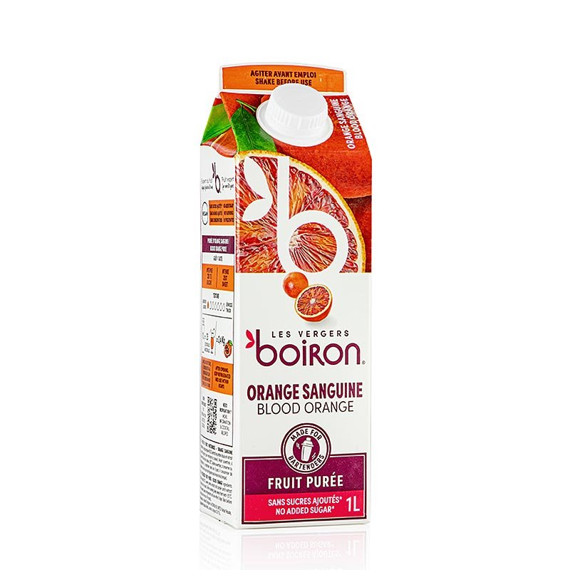 Boiron Purea di arance rosse, pastorizzata, 1 l Prodotti a base di frutta, puree, verdure e germogli | thungourmet