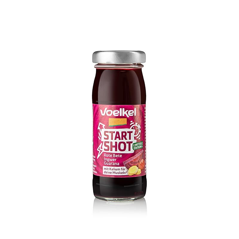 Voelkel Barbabietola rossa, zenzero e guaranà Shot, BIO Vegano, 95 ml | Caffè, tè, bevande analcoliche | thungourmet