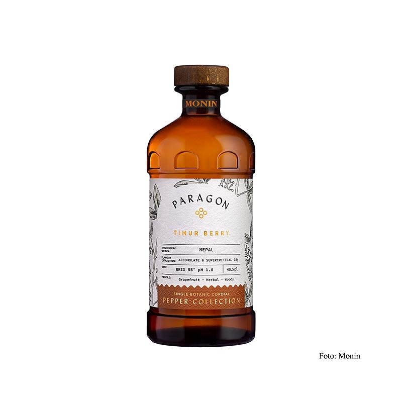 Paragon Timur Berry, Monin, 485 ml | Pasticceria, dessert, sciroppi | thungourmet