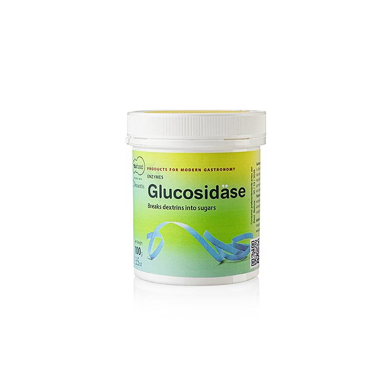 GLUCOSIDASI, enzima glucosio, polvere, TÖUFOOD, 100 g | Cucina molecolare | thungourmet