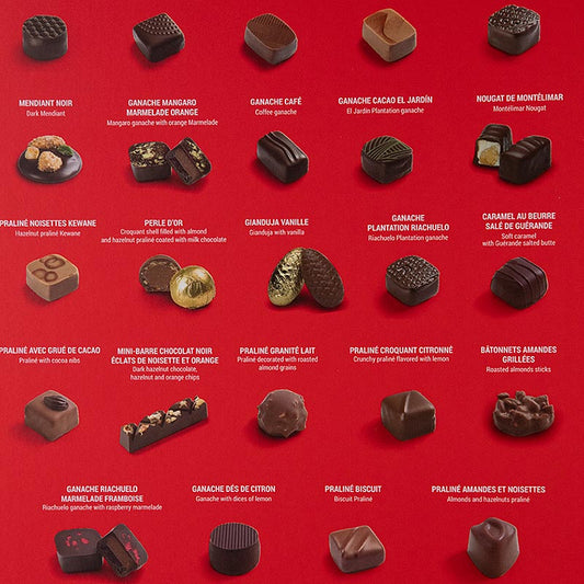 Calendario dell'Avvento "Fiaba d'inverno", 24 cioccolatini, senza alcol, Michel Cluizel, 273 g