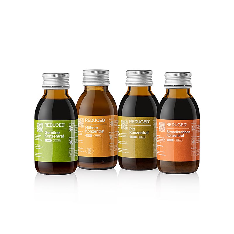 SET GUSTO RIDOTTO (pollo/verza/funghi/gamberi) concentrato per brodo, 400 ml