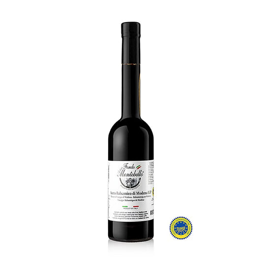 Aceto Balsamico di Modena ggA, FM 01, 500 ml - gereift in edlen Holzfässern, frisch, fruchtig und süßlich, ideal zu Parmaschinken, Parmesan, Wintersalaten, Kalbsleber, Fleischsaucen und Marinaden