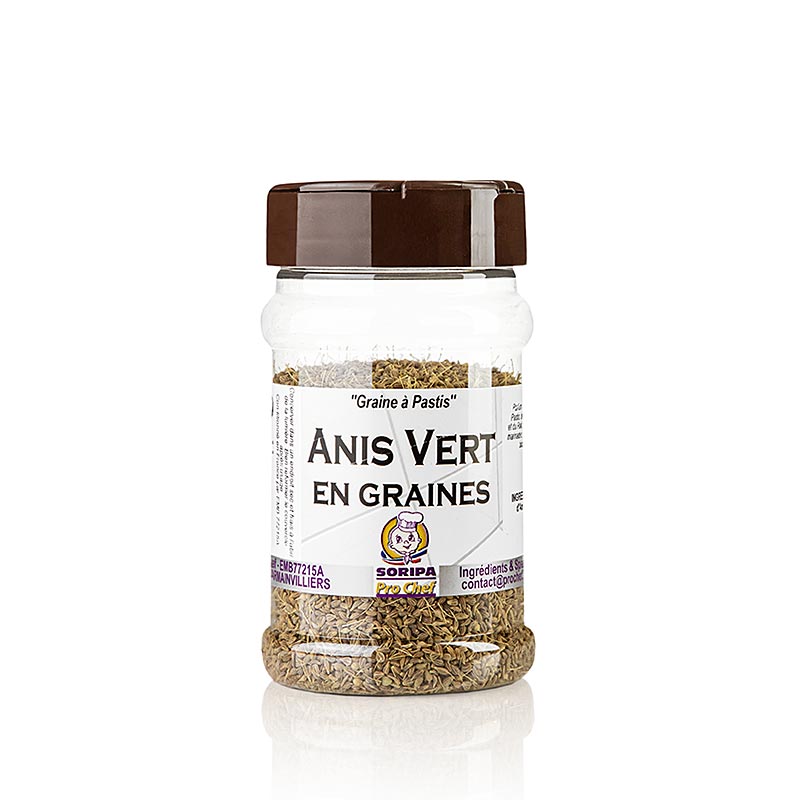Anis vert 120 g - Süßlich-würzige harte Samen für Backen und Aromatisieren von Salaten, Suppen und alkoholischen Getränken