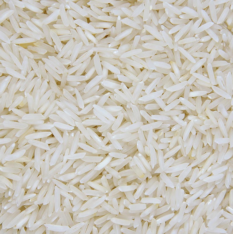Basmati Reis von Tilda, verpackt in einem praktischen Reißverschluss-Sack mit 10 kg, bekannt für sein einzigartiges Aroma und den wunderbaren Geschmack, einfach zu kochen und duftet leicht nussig in garem Zustand