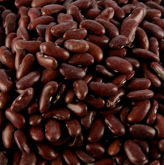Getrocknete rote Kidney Bohnen in einer Verpackung mit 500 g Ideal für Schmorgerichte wie Chili con Carne