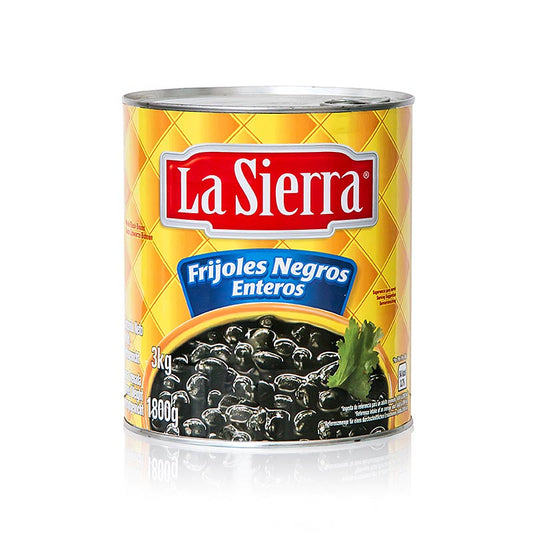 Vorgekochte Schwarze Mexico Bohnen, ideal für die mexikanische Küche, würzig-süßlich im Geschmack