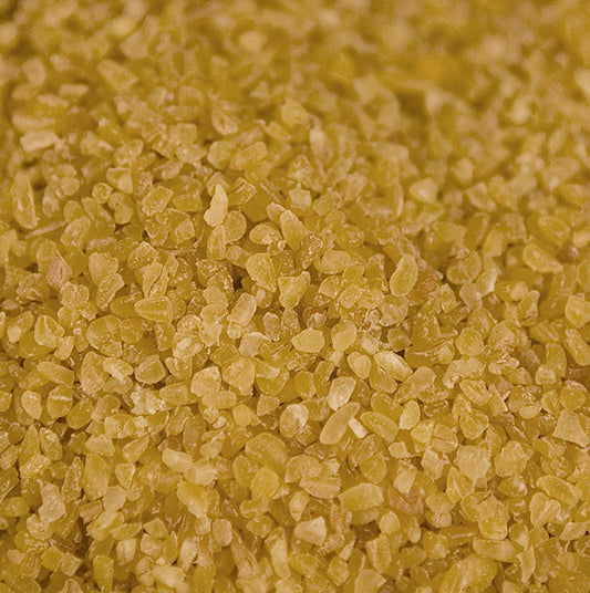 Geschälter und gedämpfter grober Bulgur, 1 kg, reich an Nährwerten, geeignet für vegetarische Gerichte wie Tabbouleh, erinnert geschmacklich an Haselnüsse, Kochzeit ca 12 Minuten