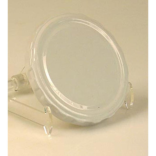 Weißer Deckel für Sturzgläser mit 82 mm Mündung und 230/435 ml Volumen- Inhalt