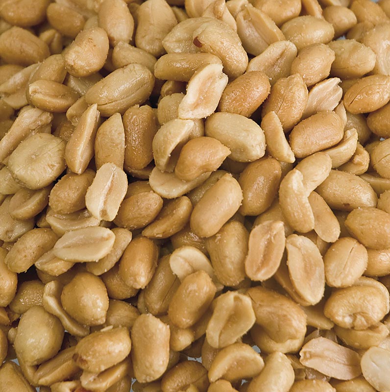 Geröstete und gesalzene Erdnüsse, 1 kg, ideal als Barsnack oder Knabberei