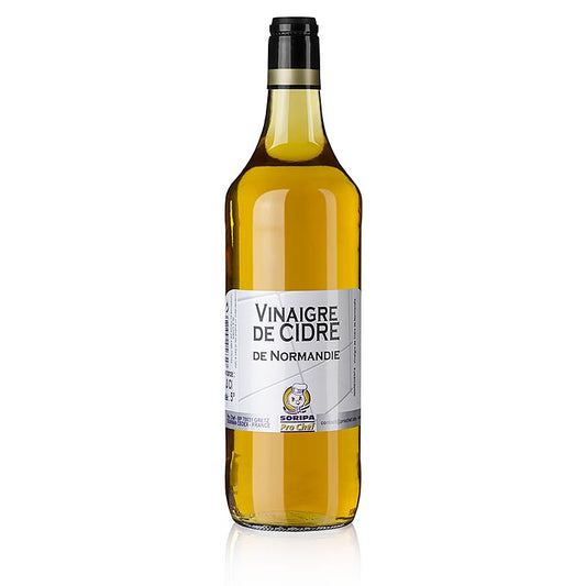 Apfel-Essig aus Cidre, Soripa, 1 l - Mild und fruchtig-herb im Geschmack, ideal für Obstsalate, Fisch und Geflügel!