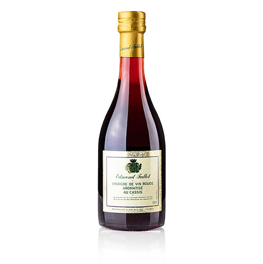 Vinaigre de vin rouge, au cassis, Fallot, 500 ml