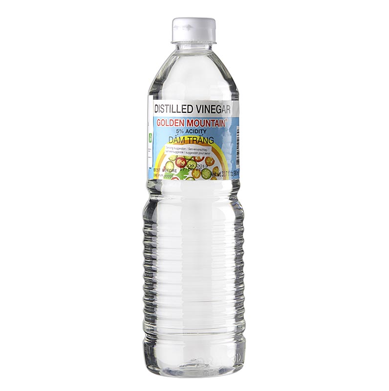 Sushi Essig, klar, 5% Säure, Thailand, 1 l - Mild mit weinartig-zitronigem Geschmack, ideal zum Einlegen, Marinieren und für süß-saure Saucen